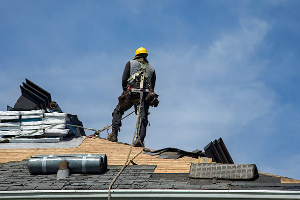 Professional Gutter Installation technician working in Tea, SD